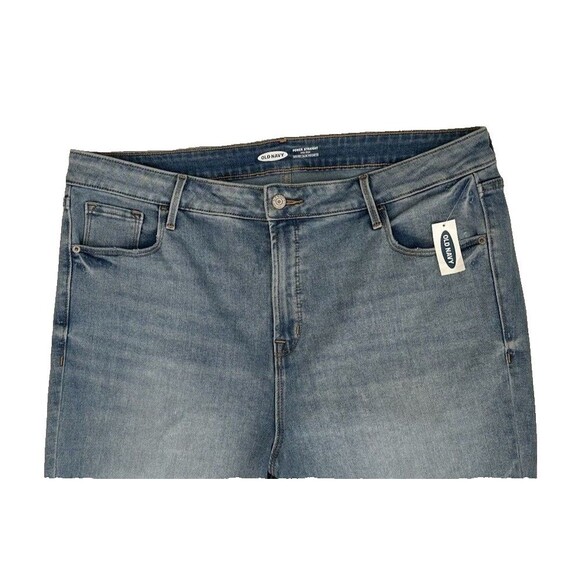 Old Navy Women's Power Straight High Rise Secret Slim Pockets Jeans Size 18 NWT - Picture 3 of 6